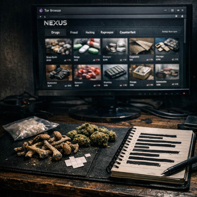 darknet drug links